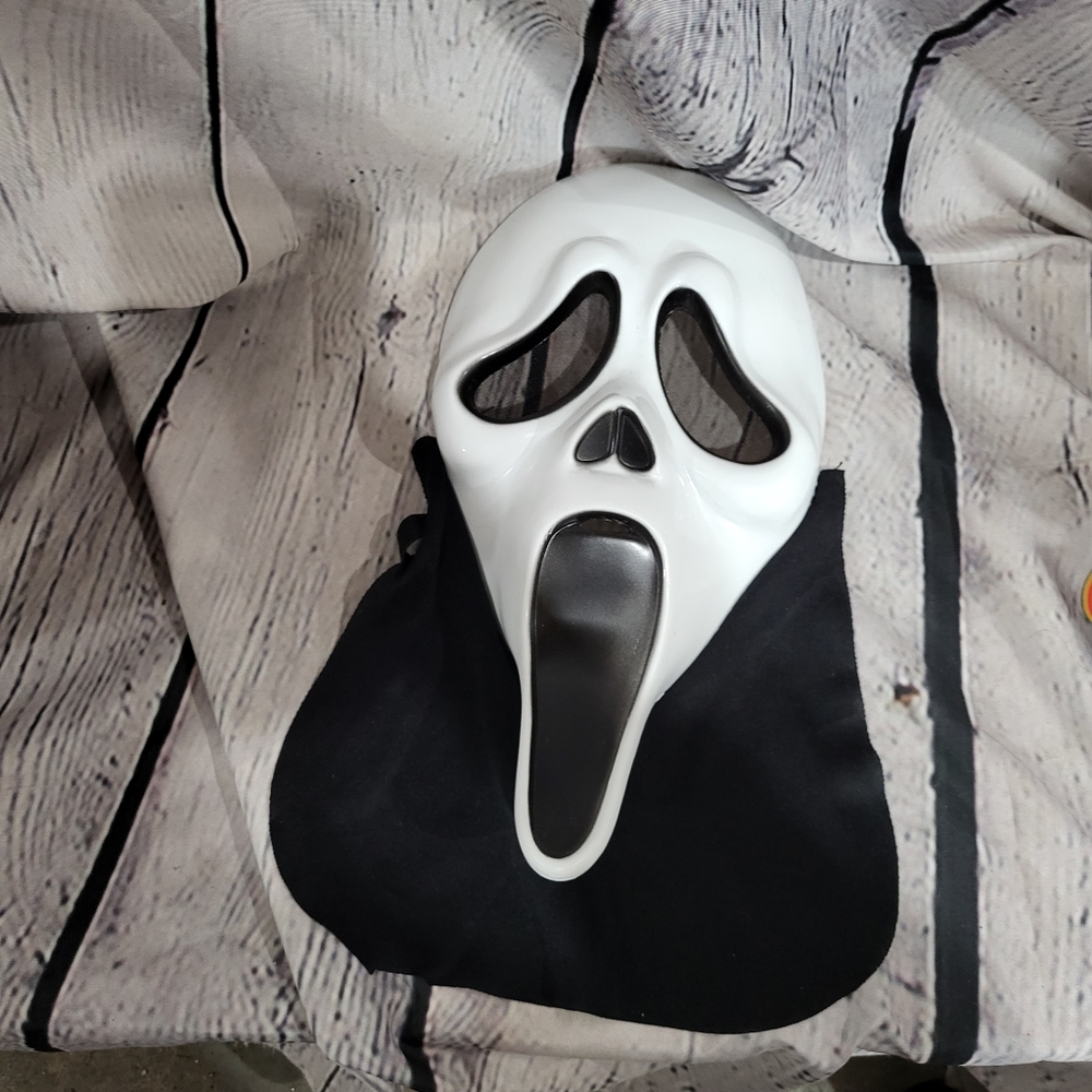 Ghostface Scream Mask Halloween Costume No Hood